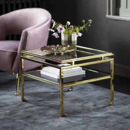 Gal Cosenza Side Table Gold 