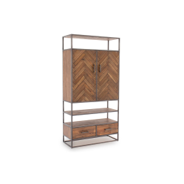 Vanya Display Cabinet - Light Brown