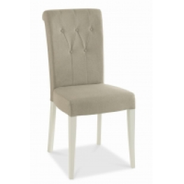 Hampstead Grey Upholstered Rollback Chairs Grey Fabric