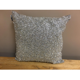 Malini cluster silver cushion