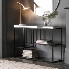 Pippard Console Table Black 