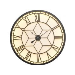 Libra oversized backlit wall clock
