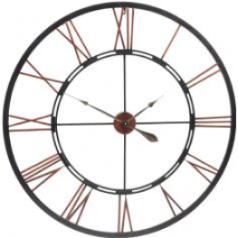 Libra oversized metal skeletal wall clock