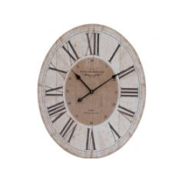 Libra parisienne wooden wall clock with roman numerals quartz movement