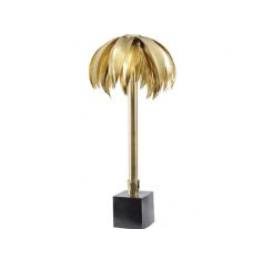 Libra Polished brass palm tree large lamp e14 25w