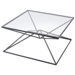 Libra black pyramid coffee table