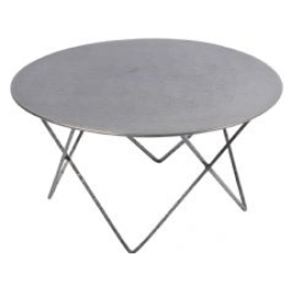 Libra brunswick round iron coffee table