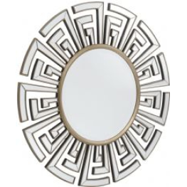 Libra Claridge Deco Round Mirror