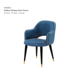 Hadley Dining Chair (Navy-Blue) (EHM012)