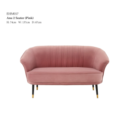 Mindy Brownes Ana 2 Seater (Blush Pink) - (EHM017) 
